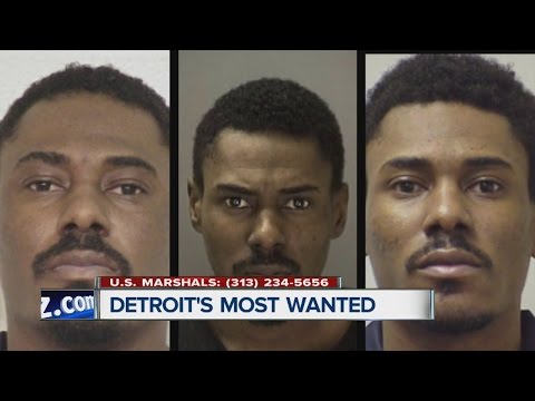Who are some of Detroit's most wanted fugitives?