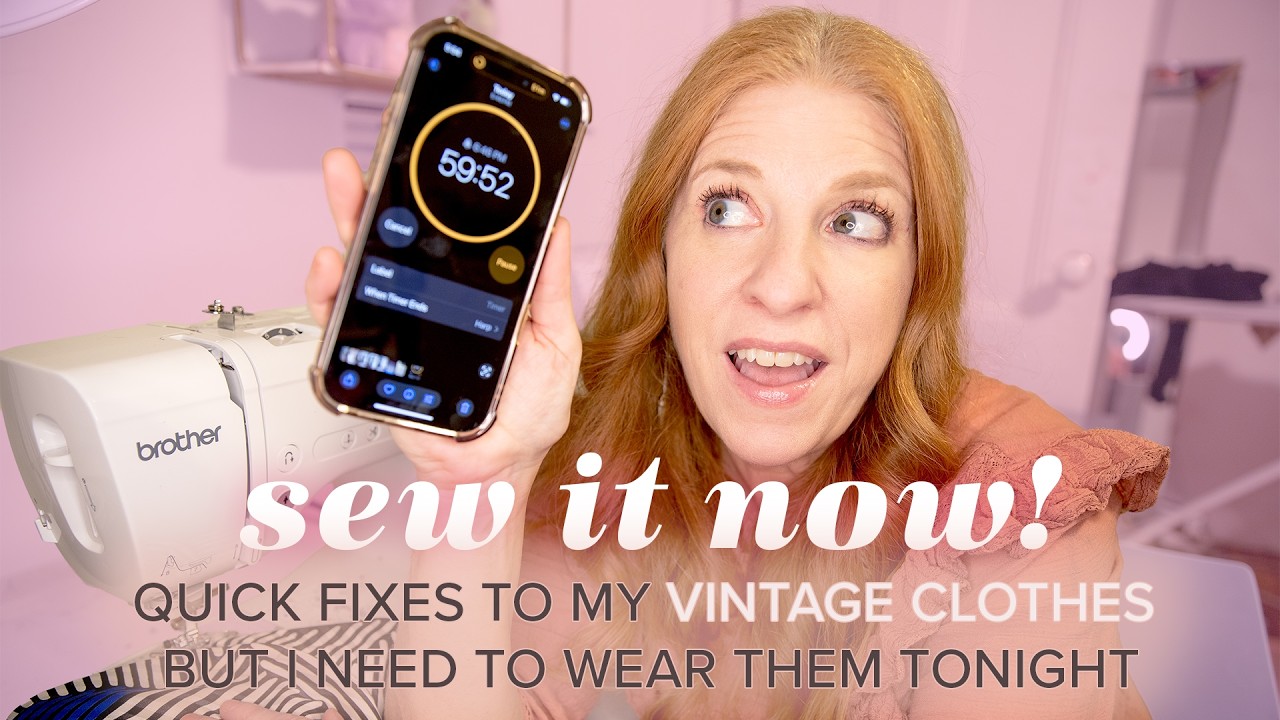 Quick alterations to VINTAGE clothes that I need to wear RIGHT NOW!!