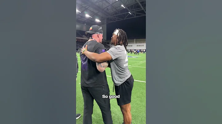 Meeting a childhood hero 🥹 | #Undertaker #Big12FB #ProDay