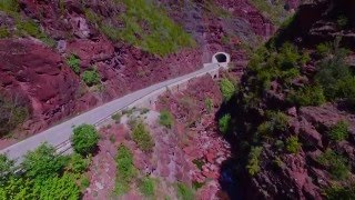 Gorges du Cians vues du ciel