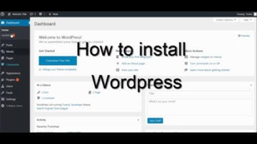 How to install Wordpress on your computer