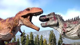 CARNIVORE and HERBIVORE BATTLE ROYALE  CALIFORNIA  - Jurassic World Evolution 2