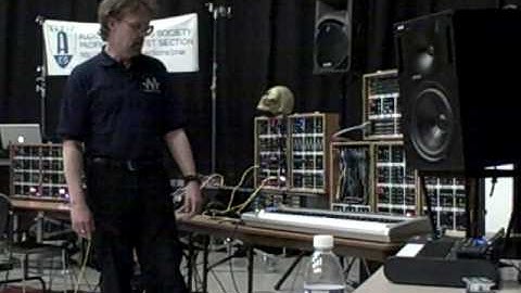 Mattson Mini Modular at the New Wave Modular Synthesizer PNW AES Meeting - Part 1