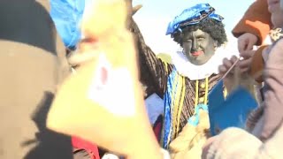 Watch: Dutch volunteers portray 'Black Pete' character using blackface