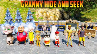 Granny's Hide And Seek (kill) 😥 With Shinchan And Motu Patlu Turns Deadly In Gta5