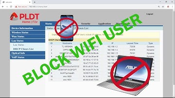 BLOCK WIFI USER IN PLDT FIBR 2020