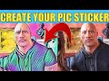 how to make sticker of any image || Make Cartoon Image || 2020