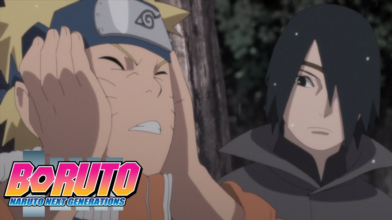 Sasuke Talks To Young Naruto Boruto Naruto Next Generations