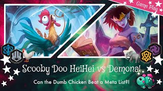Maybe Meta: Dumb Chicken Scooby Doo Edition vs Amber Amethyst! | Lorcana Game Play | Deck Analysis