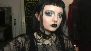 Makeup tutorial 12 - Gothic Christmas Look ~ RottingRed