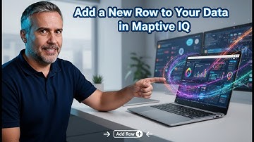 Add a New Row to Your Data in Maptive IQ