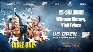 LIVE: US Open Pool Championship | Table 1 | Matchroom x talkSPORT | 27-Aug-26 Texas