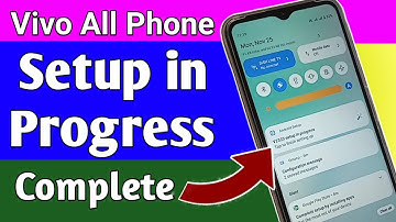 Vivo Tap to Finish to setting up complete