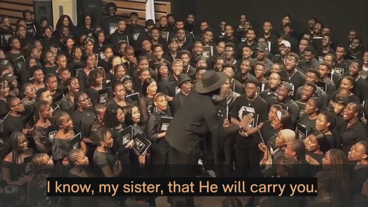 "GOD WILL CARRY YOU." The City Choir (from Africa). Outstanding. "GOD WILL CARRY YOU." The City Choir (from Africa). Outstanding.