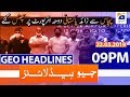 Geo Headlines 09 PM | 22nd March 2020