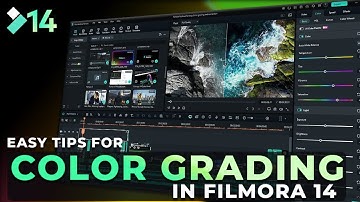 Easy and Simple Color Grading/Correction : Filmora 14 Tutorial Series