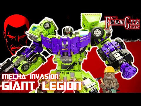 BAM BAM Mecha Invasion GIANT LEGION Devastator EmGo S Transformers Reviews 