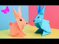 Заяц из бумаги / Оригами зайчик / Поделка на Пасху / Origami Rabbit