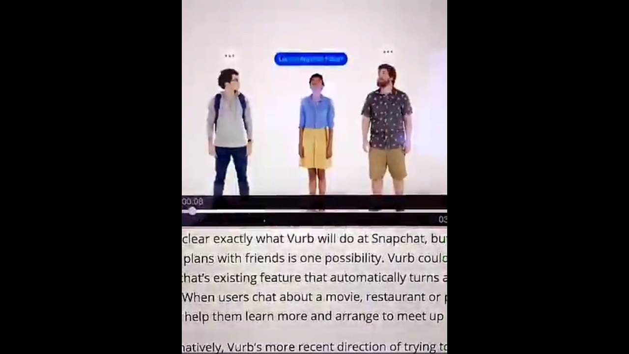 TrackMaven Snapchat Story