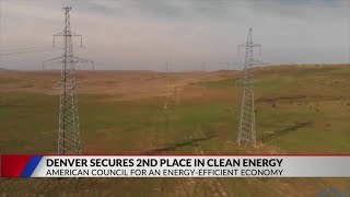Denver ranked among top cities for clean energy