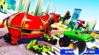 Hippo Robot Monster Truck Car Transformation Cartoon Game - Android Gameplay screenshot 3