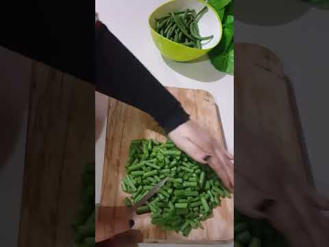 أفضل طريقه لتفريز الفاصوليا الخضراء من السنه للسنه