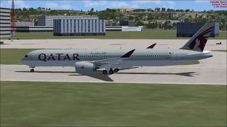 Qatar Airways - Airbus A350-900 - FSX MOD