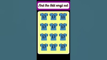 Find the Odd emoji out||Memory test challenge#shortvideo