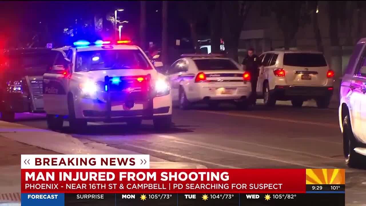 Man hospitalized after being shot in Phoenix; police searching for ...