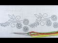 Hand Embroidery,New Design Phulkari Hater Kaj,Border Line Kamij Design (Hand Embroidery Work)