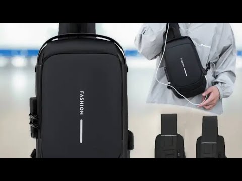 forget code, change code, lock and unlock anti theft crossbody bag