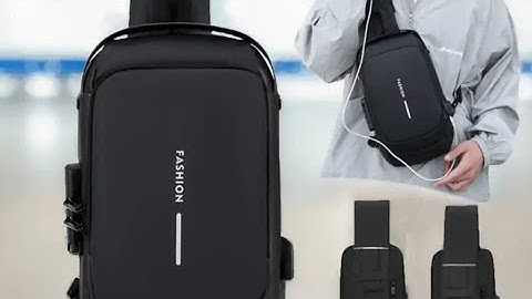 forget code, change code, lock and unlock anti theft crossbody bag