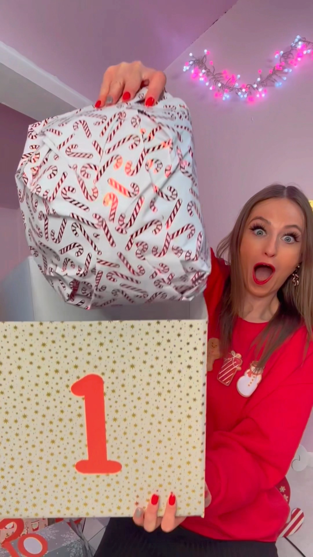 [ASMR] 12 Days of Xmas GIANT MYSTERY ADVENT CALENDAR - DAY 1!!?? #Shorts