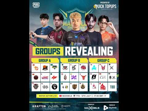 YG ပွဲကြည့်ကြမယ် PUBG MOBILE MAXEBELS SHOWDOWN PLAYOFFS GROUP AvsB | DAY 1| #pubgmobile #iamsammy