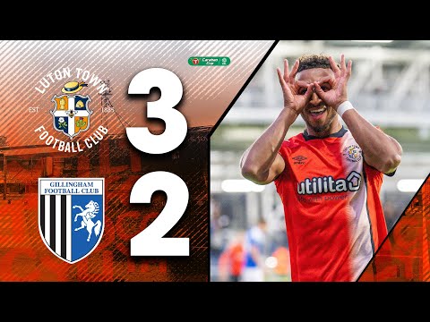 Luton 3-2 Gillingham | Doughty scores SCREAMER 🚀 | Carabao Cup Highlights