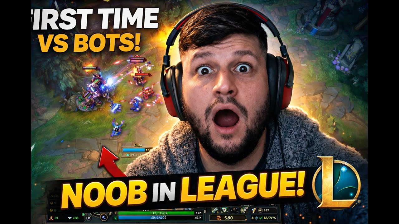 Playing League Of Legends for the FIRST time against BOTS