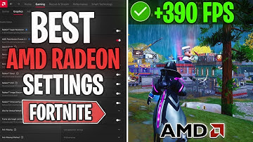Fortnite – BEST AMD Radeon Settings for MAX FPS & Zero Lag in 2025! 🔧📈
