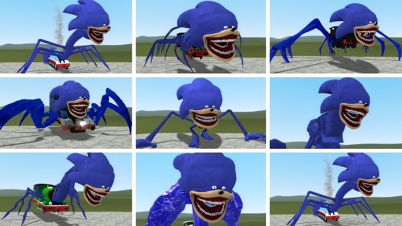 Which New All Cursed Thomas and Friends Shin Sonic Tapes Is The Strongest? in Garry's Mod