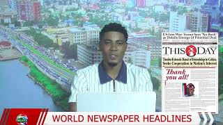 WORLD NEWSPAPER HEADLINE TODAY ON MAJO TELEVISION NETWORK