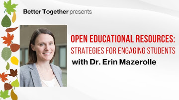 Open Educational Resources: Strategies for Engaging Students