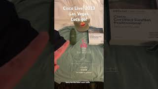 Cisco Live 2023! Registration goodies and Cisco Store merch. #ciscolive #ciscoinsider #cisco