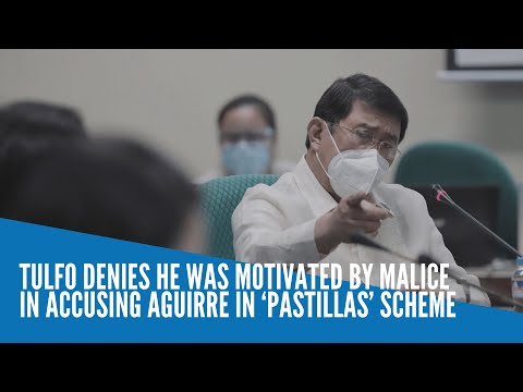 Tulfo denies he was motivated by malice in accusing Aguirre in ‘pastillas’ scheme