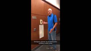 Public Safety Tips at DePaul University (Snapchat Story)