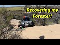 I crashed my lifted forester! - Border Track Trip Part 3