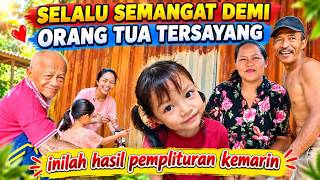 SELALU SEMANGAT DEMI ORANG TUA TERSAYANG INILAH HASIL PEMPLITURAN KEMARIN 