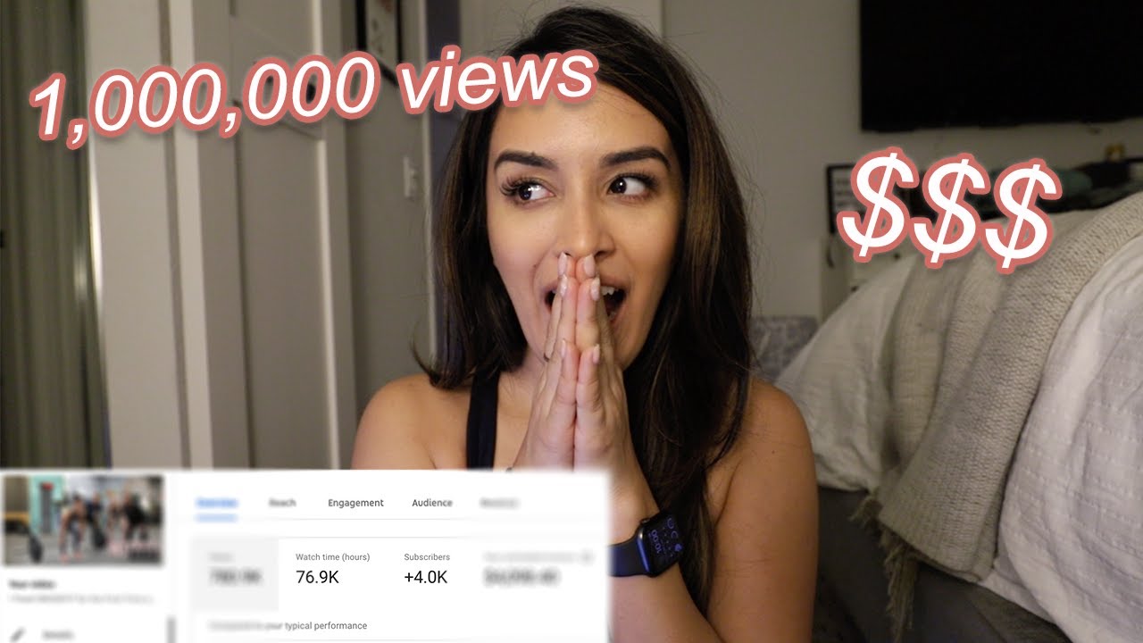 How Much YouTube Paid Me for my 1,000,000 Viewed Video - YouTube