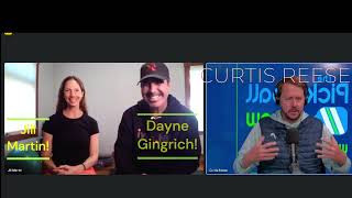 Dayne Gingrich and Jill Martin - The Pickleball Show with Curtis Reese - Episode 99 - March 15 2024