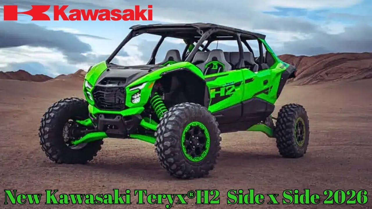The 250 Horsepower, Supercharged New Kawasaki Teryx®H2 Side x Side
