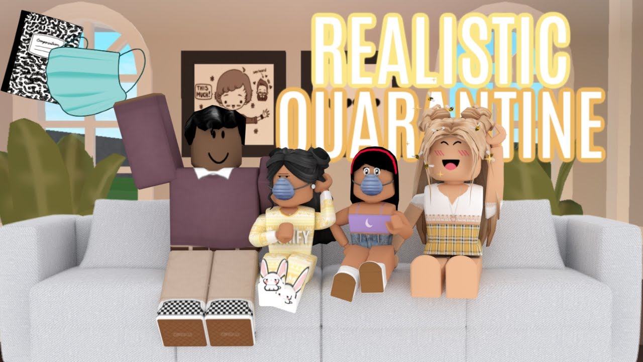 Family Actual Daily Routine During Quarantine Roblox Bloxburg Roleplay Youtube