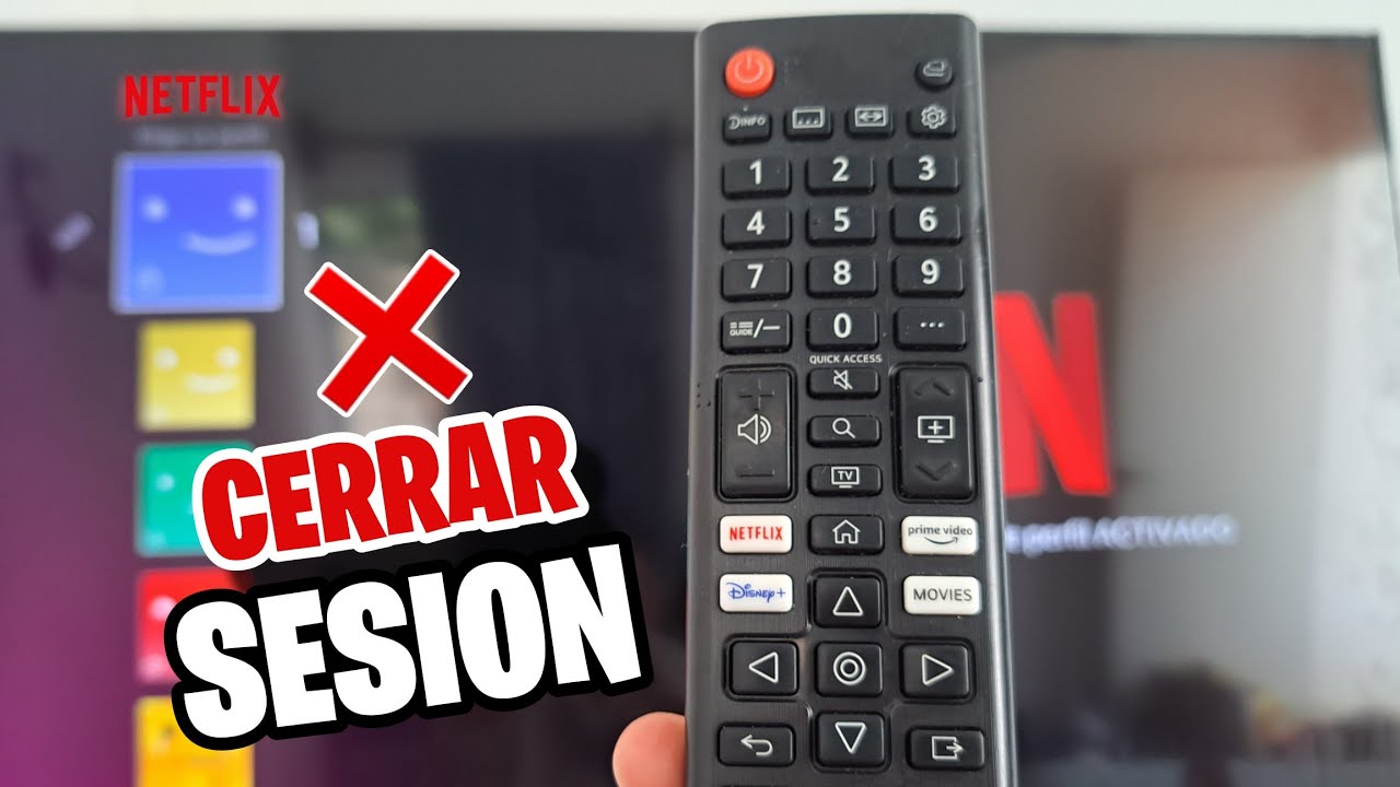COMO CERRAR SESIÓN EN NETFLIX en mi Smart TV ️ - YouTube
